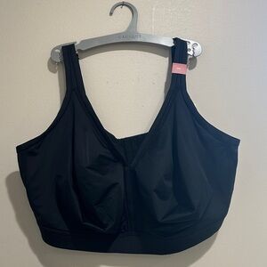 Cacique Elegant Black Bra LIGHTLY  LINED FULL COVERAGE NO-WIRE